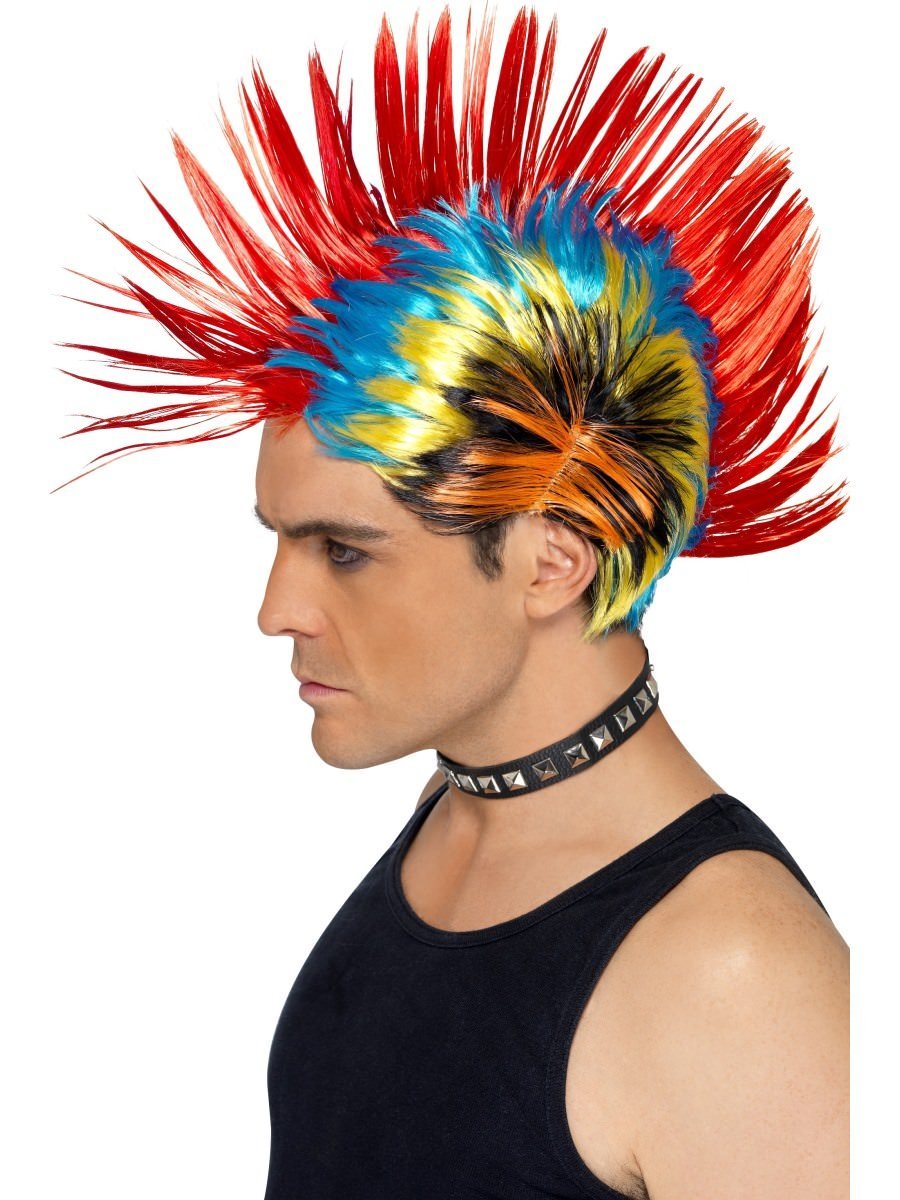 80s Street Punk Wig Mohawk Wholesale Smiffys Wholesale