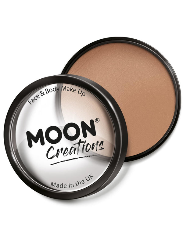 Moon Creations Pro Face Paint Cake Pot, Beige, 36g Single 