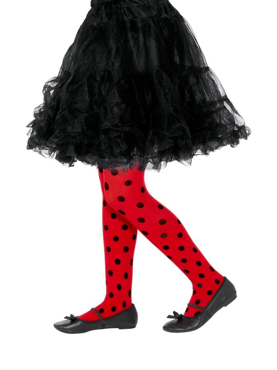 Kids Lady Bug Tights  Tights - Hosiery - PartyWorld