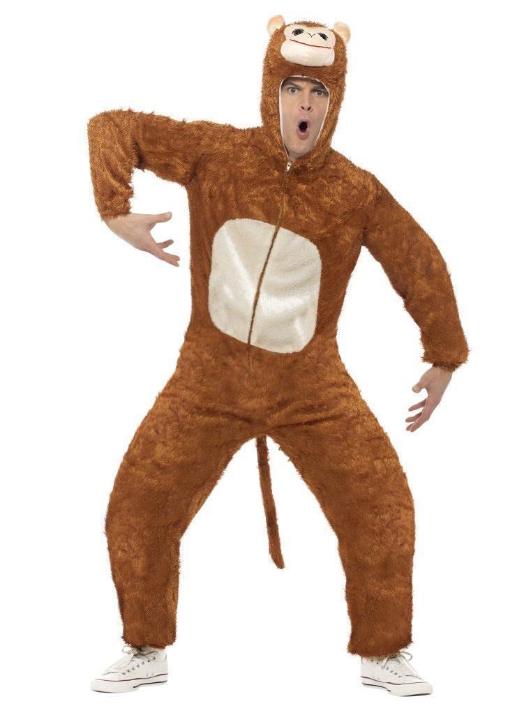 SMIFFYS Smiffy's 47706T1 - Costume da scimmia, unisex, per bambini, colore:  marrone