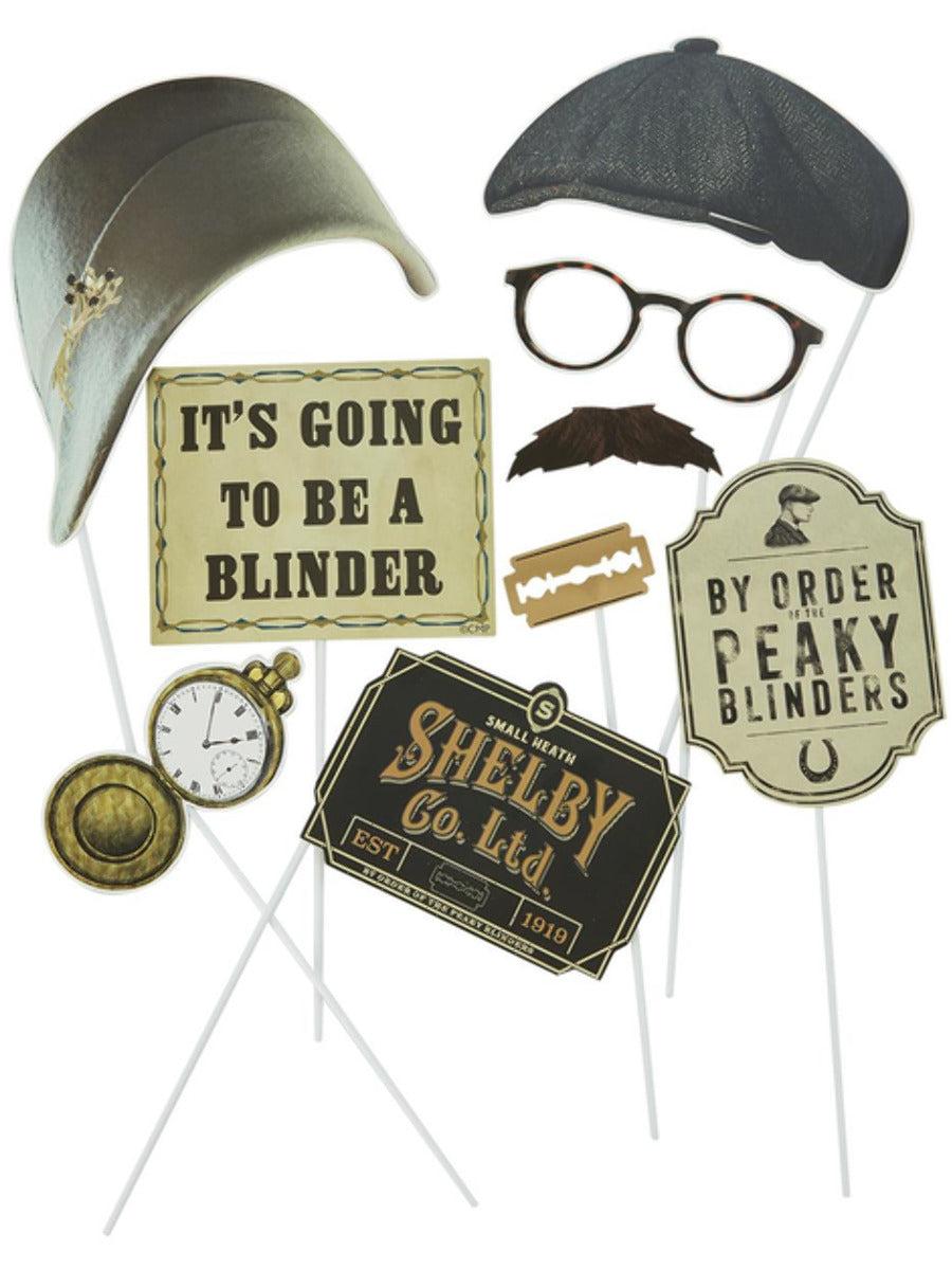 Smiffys Peaky Blinders Shelby Kit instantané pour homme, gilet gris et  casquette plate, sous licence officielle Peaky Blinders, accessoires de